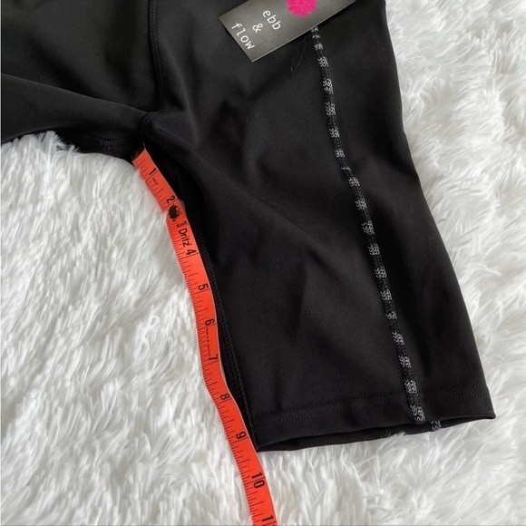 2 Set New Ebb & Flow Bike Shorts Athleisure High Waist Stretch Black Grey Size S - Picture 16 of 16